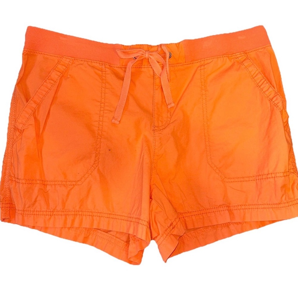 Style and Co. women’s salmon orange cargo shorts size large
